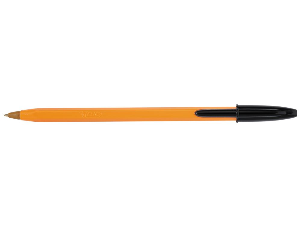 BOLIGRAFO BIC NARANJA FINE ORIGINAL NEGRO