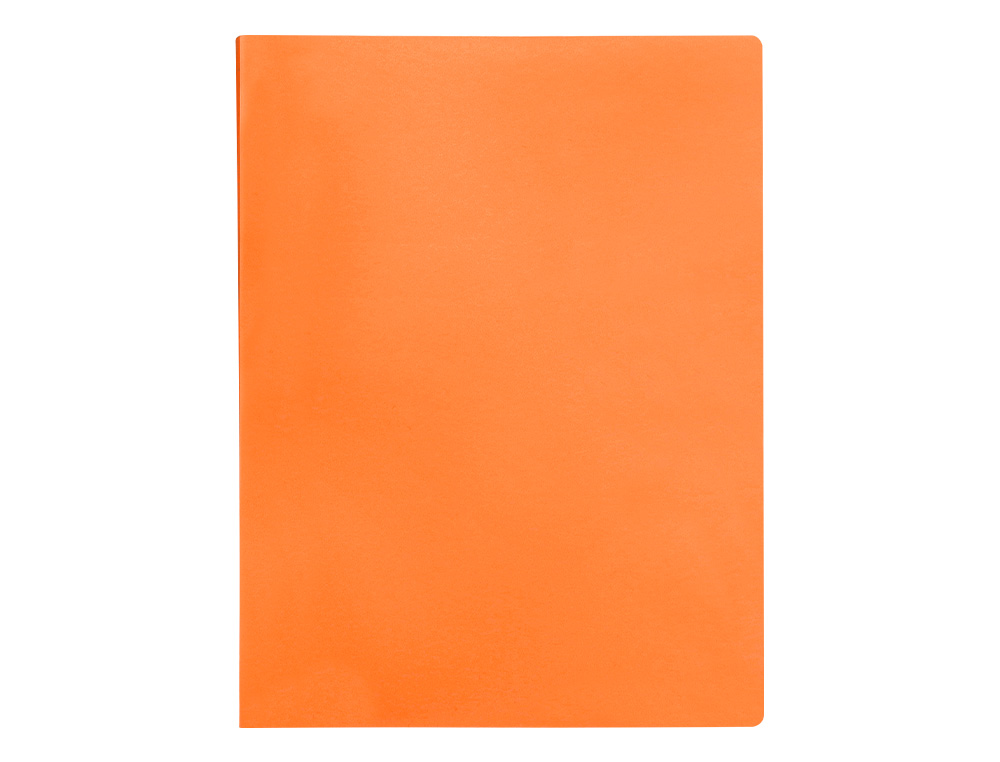 CARPETA LIDERPAPEL ESCAPARATE 20 FUNDAS POLIPROPILENO DIN A4 NARANJA FLUOR OPACO