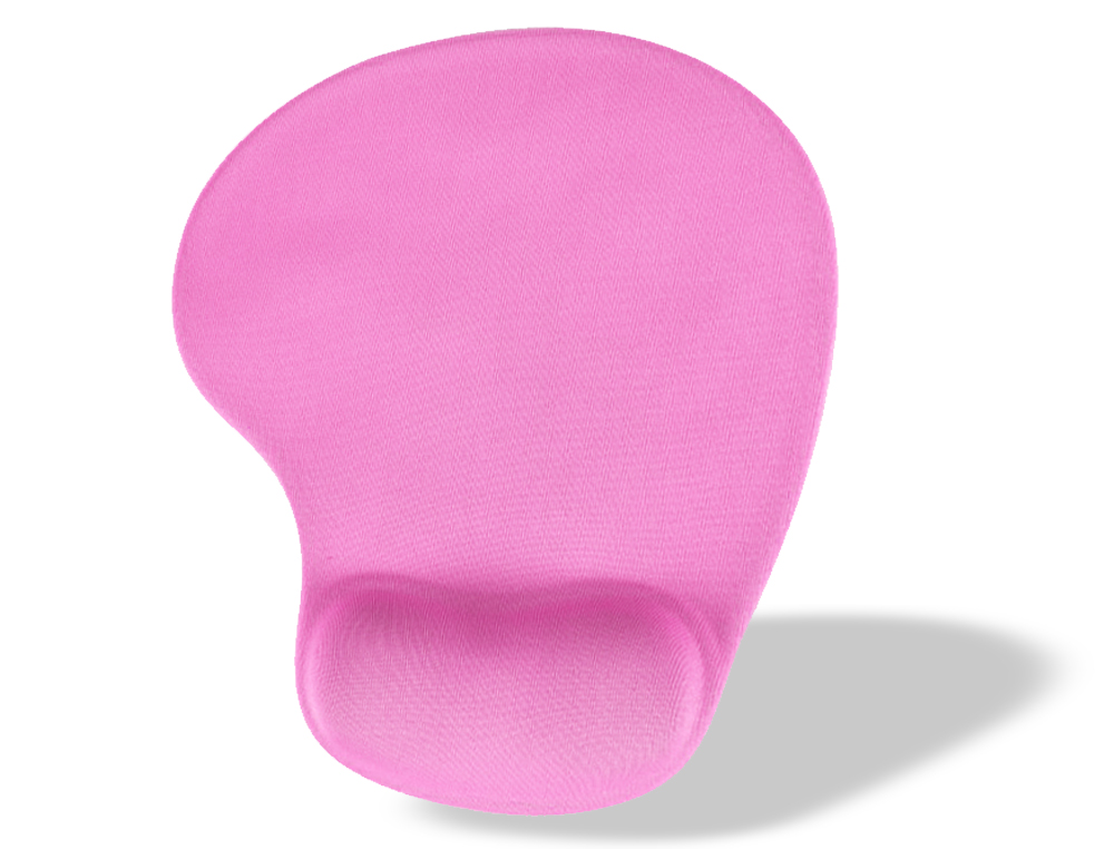 ALFOMBRILLA PARA RATON Q-CONNECT REPOSAMUECAS DE GEL COLOR ROSA 190X230X20 MM