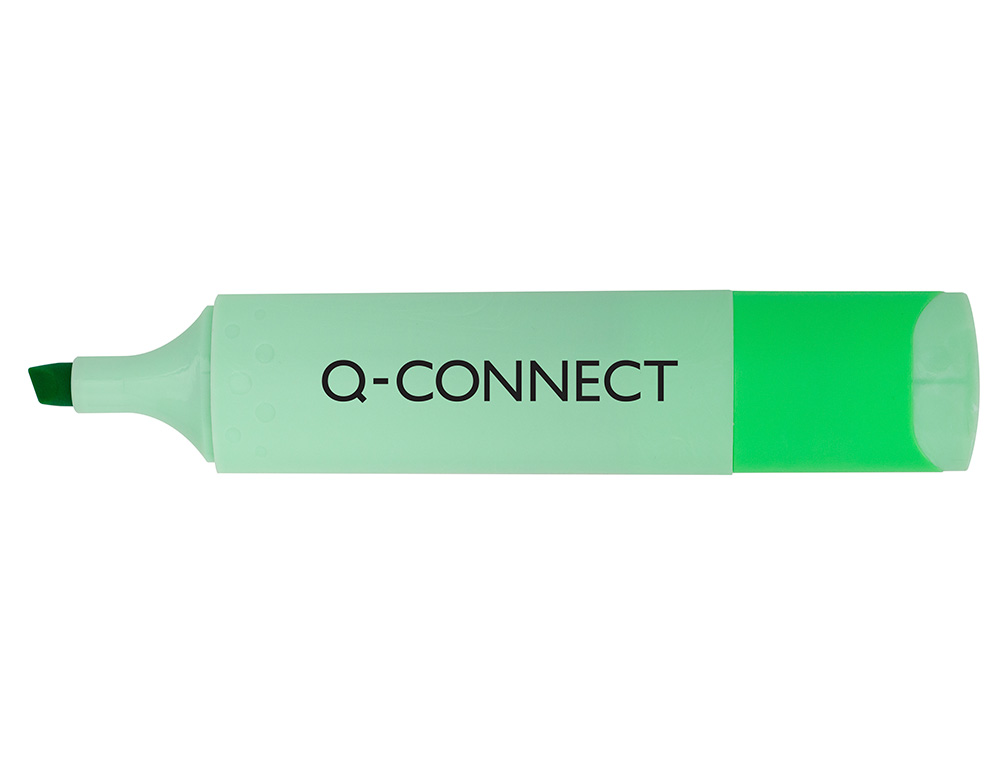 ROTULADOR Q-CONNECT FLUORESCENTE PUNTA BISELADA ESTUCHE DE SOBREMESA 23 UNIDADES COLORES SURTIDOS