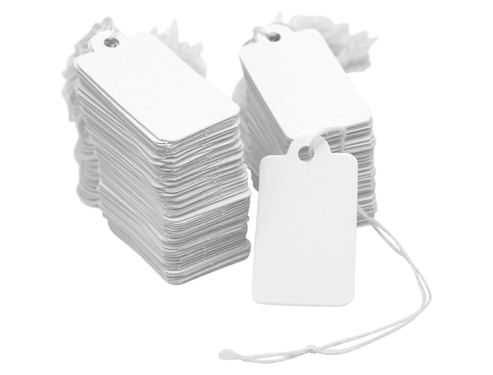 ETIQUETAS COLGANTES Q-CONNECT 21X35 MM CAJA DE 500 UNIDADES