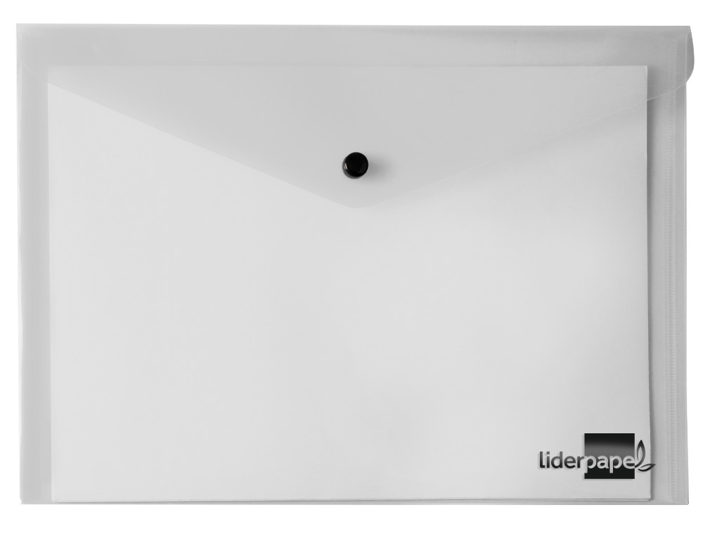 CARPETA LIDERPAPEL DOSSIER BROCHE 34354 POLIPROPILENO DIN A5 TRANSPARENTE