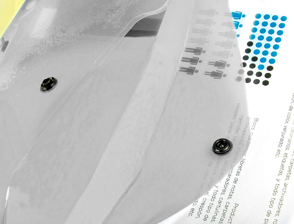 CARPETA LIDERPAPEL DOSSIER BROCHE 34354 POLIPROPILENO DIN A5 TRANSPARENTE