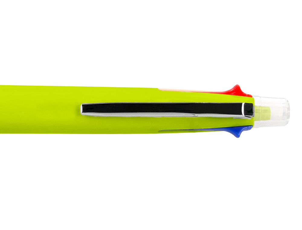 BOLIGRAFO LIDERPAPEL 5 EN 1 AZUL NEGRO ROJO VERDE 0,7M Y PORTAMINAS 0,5MM